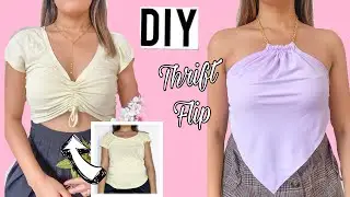DIY Fashion tops 😍 Transformando ropa vieja y aburrida a Hermosa y Trendy 😱 (SIN MÁQUINA de coser)