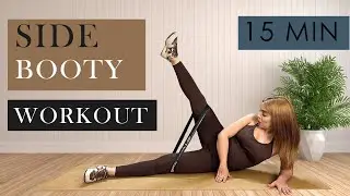 15 MIN SIDE BOOTY LOOP BAND WORKOUT | LIFT AND TONE GLUTES, GYM STYLE | BUILD BUTT MUSCLES