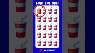 FIND THE ODD EMOJI OUT 🥤 | Emoji Quiz #howgoodareyoureyes #emojichallenge #puzzlegame #quiz