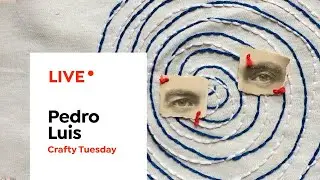 LIVE | Crafty Tuesdays | Como Fazer Bordado em Papel | Pedro Luis