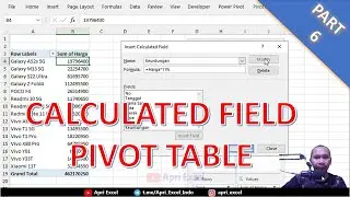 06. Cara calculated field pivot table excel