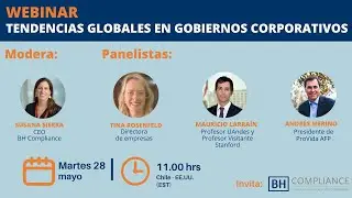 Webinar "Tendencias Globales en Gobiernos Corporativos"