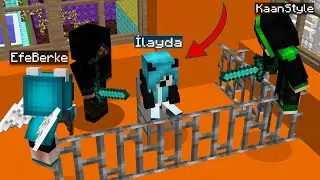 Kaan and efe save ilayda -Minecraft