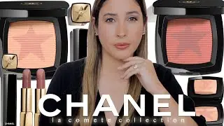 CHANEL LA COMETE COLLECTION REVIEW Peche Cosmique & Corail Etoile BLUSHES & LIPSTICKS Swatches