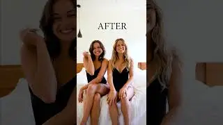 Before and After color grading with Pierson and Liv