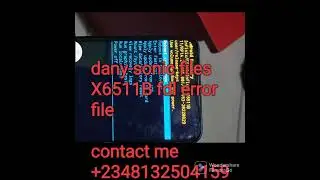 X6511B Fdl error solution, unable to identify, unable to boot fdl file File