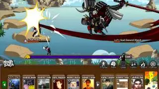 ataku vs samurai Ninja saga julio  hay rebamcha