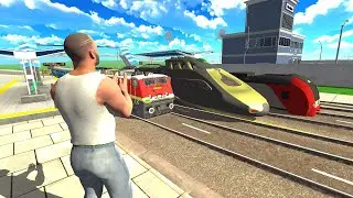 FRANKLIN BUILD NEW RAILWAY STATION - Indian Bike Driving 3d