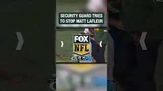 Security Guard tries to stop Packers HC Matt LaFleur 🧀 