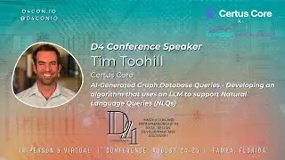 Tim Toohill - AI-Generated Graph DB Queries - Developing an algorithm that uses an LLM to spt NLQs