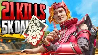 Horizon 21 KILLS and 5,000 Damage Apex Legends Gameplay Season 21