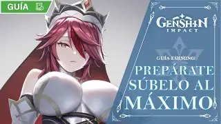 SUBE A ROSARIA AL MÁXIMO!!! RUTA FARMEO DE MATERIALES | Genshin Impact