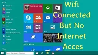Fix Problem Wireless connected but no internet access [Solved]