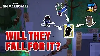 OUTSMARTING ENEMIES with Mole Crate Tricks AGAIN 🤓 | Super Animal Royale | LiamxF | #sar
