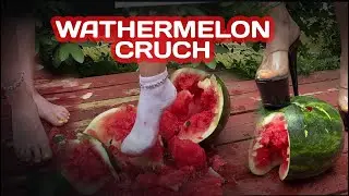 Food crush, watermelon | ASMR & CRUSHING