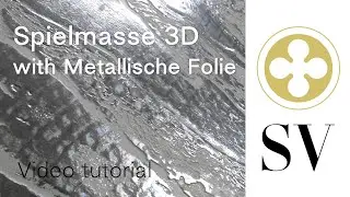 Spielmasse 3D mit Metallische Folie by Stucco Veneziano Shop | Video Tutorial 2025