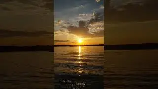 Закат на Волге.