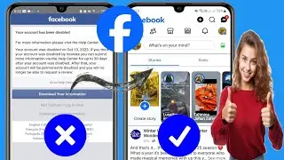 как восстановить отключенную учетную запись facebook Мы отключили Вашу учетную запись facebook 2025