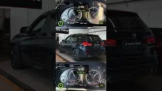 До/после stage 1 на BMW X5 F15 30d