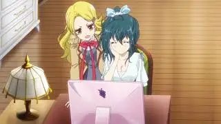 Hina Logic: From Luck & Logic Computer Scene Green Screen