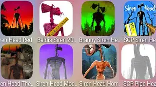 SCP Siren Head,Siren Forest Survival,Siren Granny,Siren Head Branny,Baldis Siren,Siren head Horror..