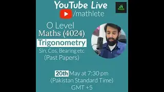 O level Math - Trigonometry  (Past Papers)