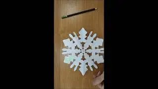 Снежинка с зайчиками своими руками