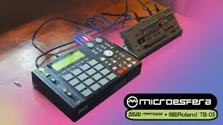 Roland TB-03  + Akai mpc1000 - Acid Techno jam