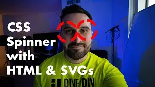 CUSTOM CSS Loading Spinner