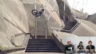 ADAM22, NATE RICHTER and BRANDON BEGIN REVIEW THIS WEEK'S BMX VIDEOS *XGAMES REAL STREET*