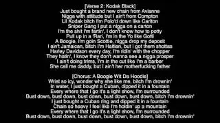 (Full Lyrics) Water Kodak Black Featuring A Boogie Wit Da Hoodie