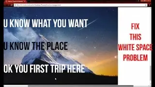 How to FIX RIGHT-SIDE WHITESPACE PROBLEM IN HTML/CSS