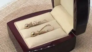 Золотые серьги СССР.Строгино.Арт. 141134
