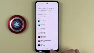 Automatically turn off navigation keys on Xiaomi Redmi Note 11 Android 12
