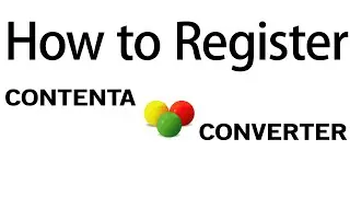 How to register Contenta Converter PREMIUM
