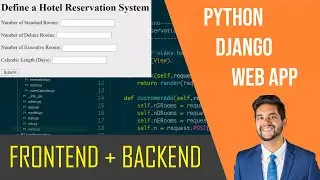 My First Web Application (Python, Django, HTML) - with Backend - Easy