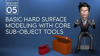 Blender Basic Hard Surface Core Modeling with Sub-Object Tools  | Blender | Tutorial 05 | HD