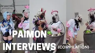 Fanime 2023 - Snack Talk with Paimon: Genshin Impact Cosplayer Interviews! Full Compilation