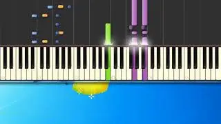 [Piano Tutorial Synthesia]Cuore - Pavone Rita