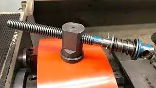 A second life for a vise. Restoring a screw nut.