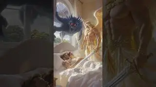 An Angels Stand Watches over a family Asleep: 