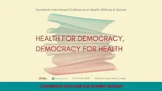 Conference Opening and Welcome Session