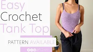 Easy Crochet Tank Top | Pattern & Tutorial DIY