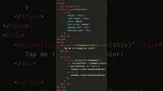Change Color using Javascript 
