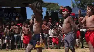 Kulgoodah Dancers from Woorabinda 2017 Youth Festival