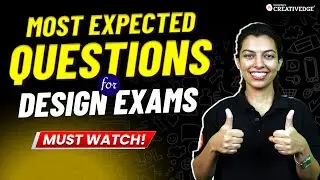 Most Expected Questions for Design Exams | UCEED Sample Question | Design Entrance Preparation