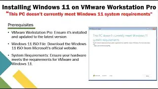 Fix: This PC Doesn’t Meet Windows 11 Requirements in VMware Workstation Pro | Step-by-Step Guide |