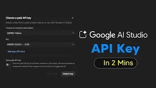 How To  Setup Google AI Studio API Key - Google Studio API Key Tutorial