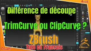 Zbrush #22 Difference et usage de ClipCurve ou TrimCurve