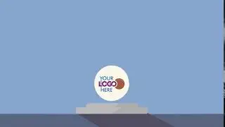 514 c2   Elegant Logo Reveal flat cartoon minimal intro V2